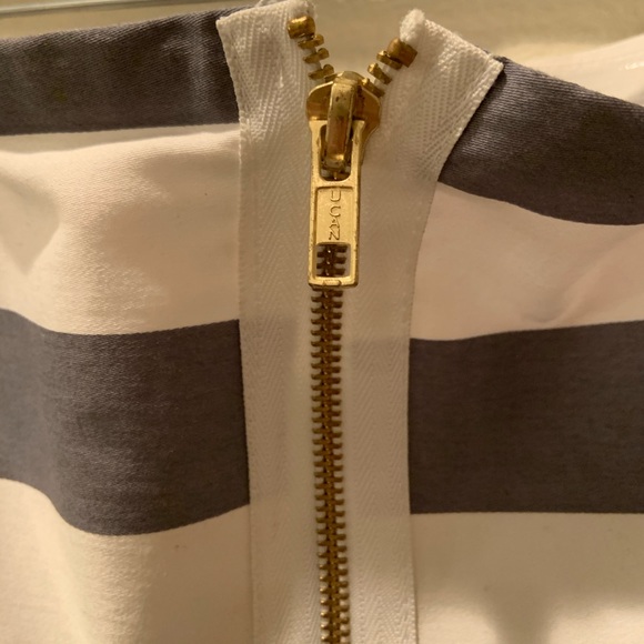 Saks Fifth Ave Red Label Striped Strapless Dress - Picture 3 of 5